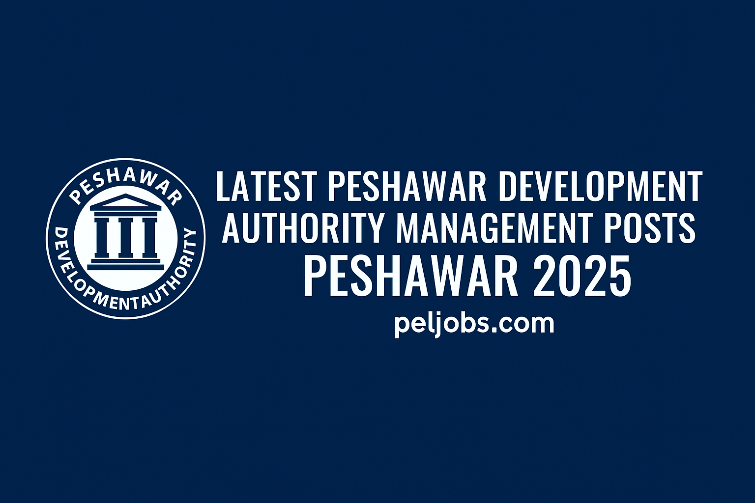 Development Authority Management Jobs Peshawar Jobs 2025